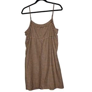 Wild Fable Plaid Mini Dress, Plaid, Twee, Grunge, Adjustable Straps